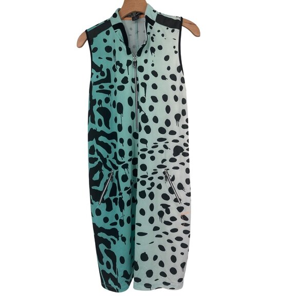 Jamie Sadock Sleeveless Panther Print Dress size XL pockets golf - Picture 2 of 9